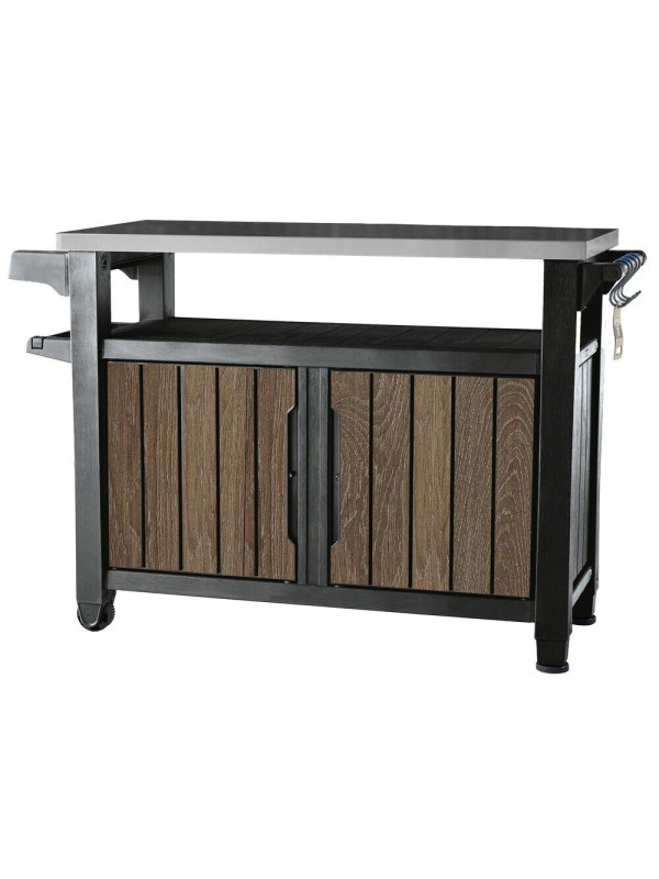 Záhradný servírovací stôl UNITY XL 207L na kolieskach