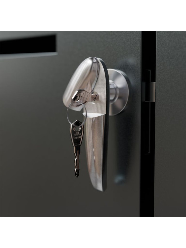 Kovový prístrešok na kontajner 66 × 119 × 80 cm