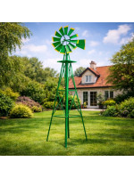 Větrný mlýn v US sytlu - zelená 245 cm