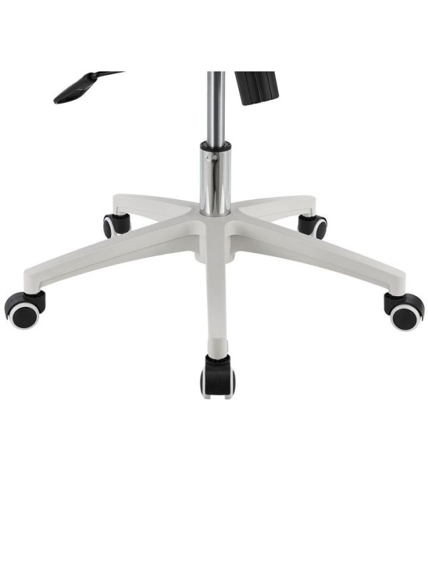 Ergonomická kancelárska stolička, sivá/biela, sieťovina