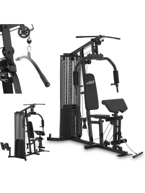 Multifunkčná posilňovacia veža, závažia 77 kg