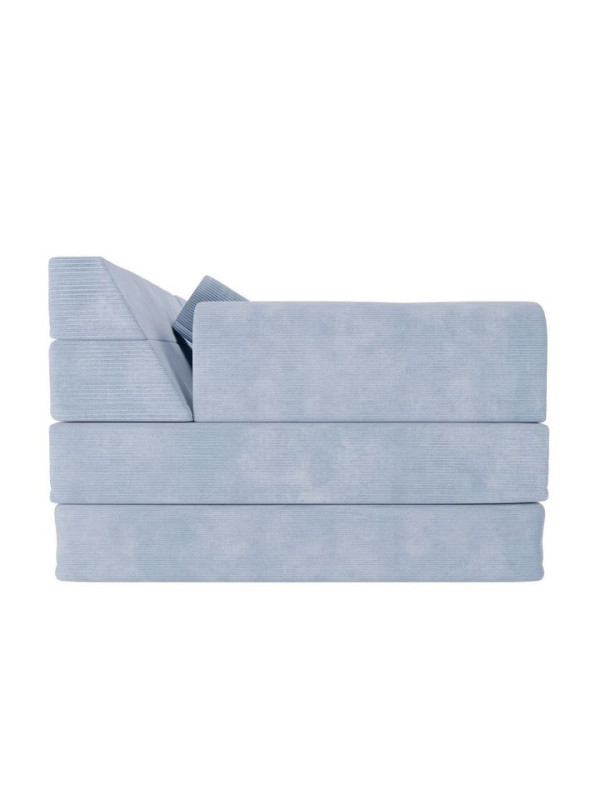 Dizajnová modulárna pohovka pre deti, 150 cm, svetlo modrá