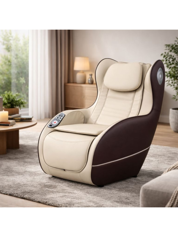 MAXXUS Masážne kreslo MX 7.1, hnedá/champagne, 108 x 65 x 95