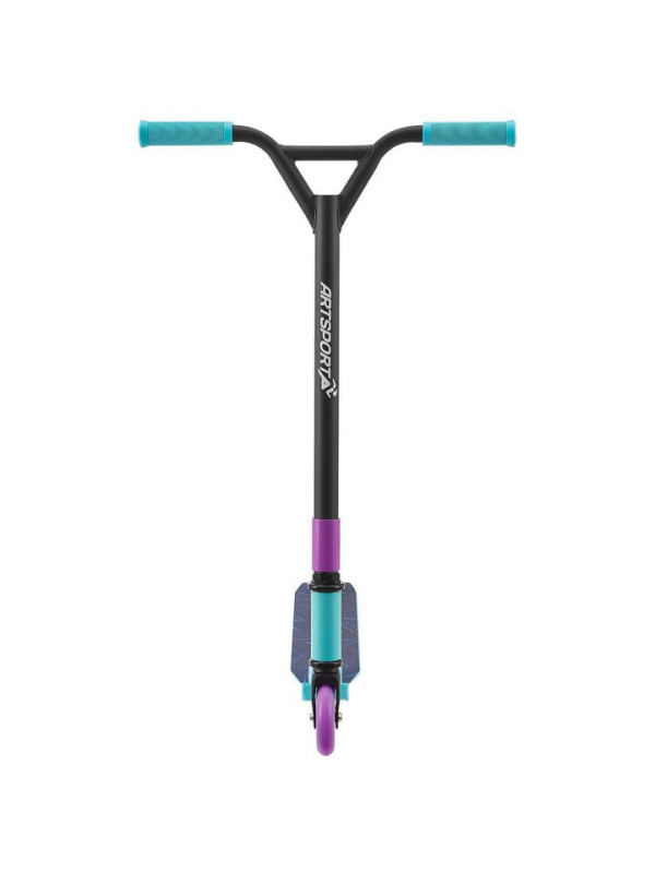 Detská freestyle kolobežka, modrá/fialová
