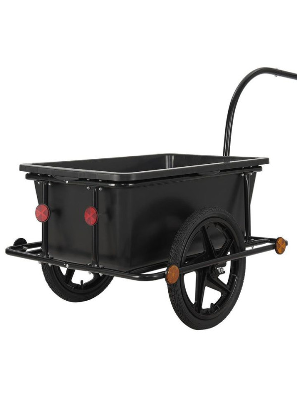 Prepravný príves za bicykel 90 l s plachtou, čierny