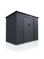 Kovový záhradný domček s posuvnými dverami 218 x 132 x 174 c