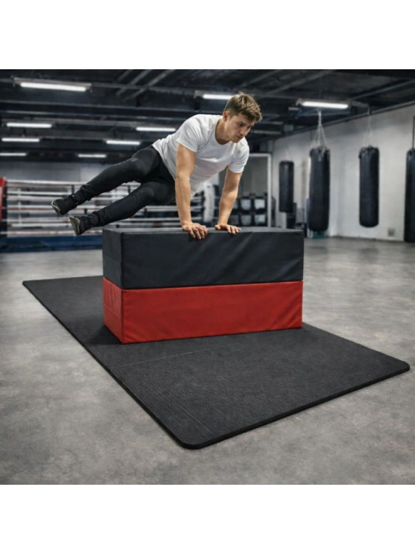 Gymnastická podložka XXL 210 × 110 × 2 cm čierna