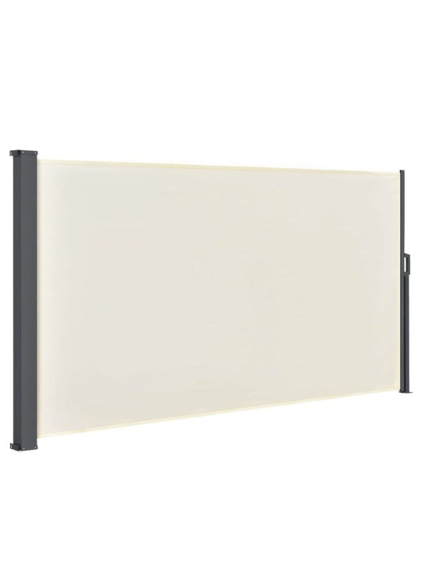 Vysúvateľná bočná clona, 300 x 180 cm, béžová