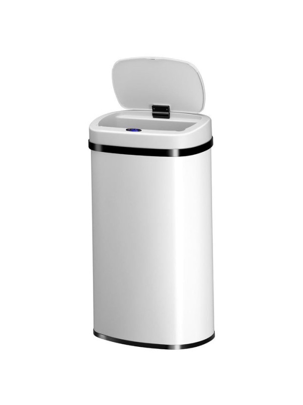 Automatický bezdotykový odpadkový kôš 60 l – biely