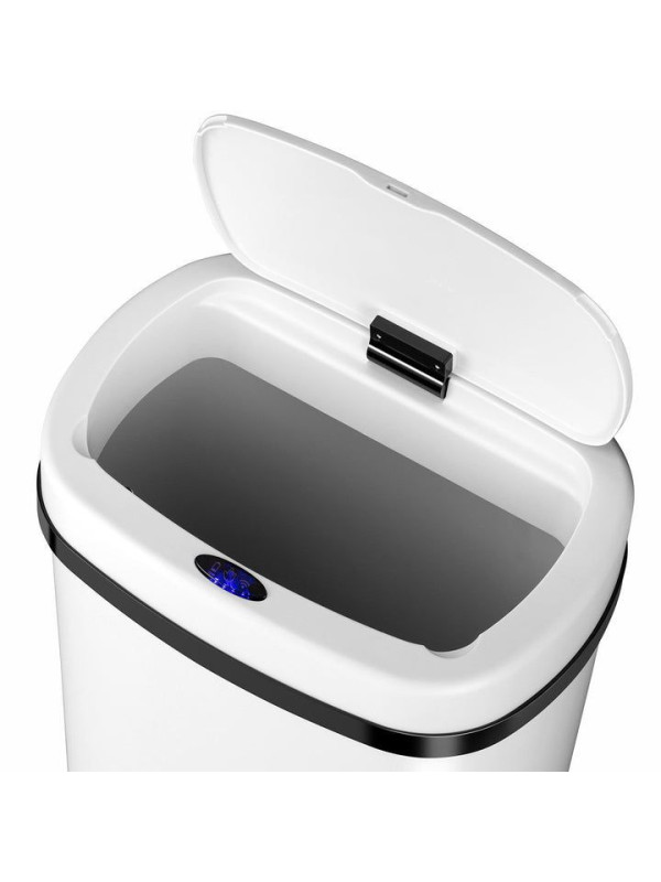 Automatický bezdotykový odpadkový kôš 60 l – biely