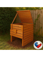 Drevený kompostér 1200 l – česká výroba z masívneho dreva