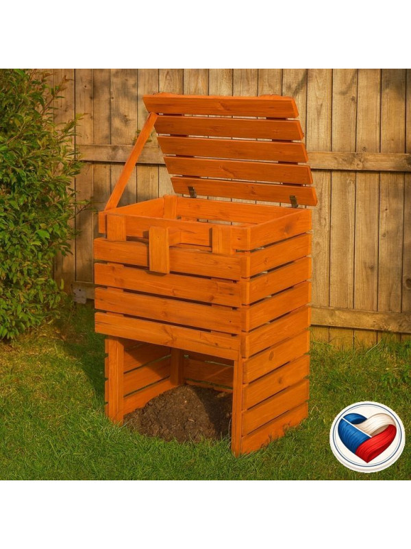 Drevený kompostér 400 l – česká výroba z masívneho dreva