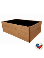 Drevený vyvýšený záhon COMFORT 125 × 78 × 41 cm, smrek