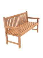 Záhradná lavica DIVERO 3-miestna, masív 150 cm