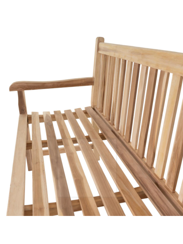 Záhradná lavica masív DIVERO 3-miestna 150 cm