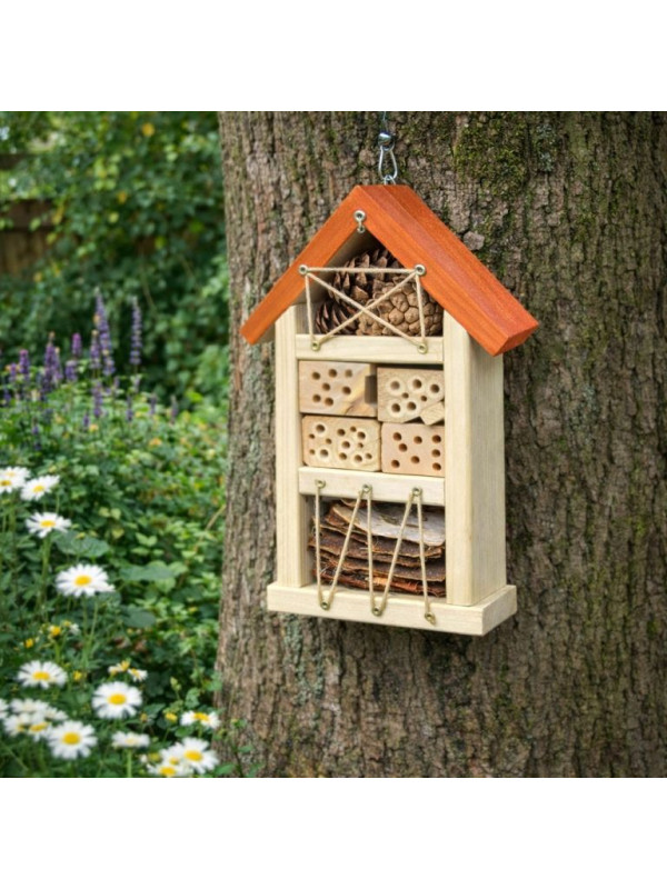 Hotel pre užitočný hmyz 32×16 cm, česká výroba