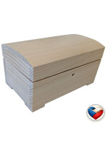 Drevená uzamykateľná truhlička 20×11×12,5 cm, česká výroba