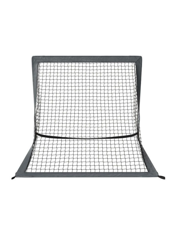 Sada 2 skladacích futbalových bránok 120 × 90 cm, sivá