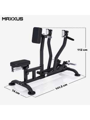 MAXXUS Posilovací stroj na chrbát, nastaviteľný, nosnosť 200