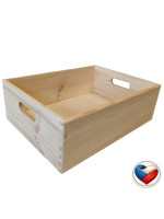 Drevený univerzálny box, 40 x 30 x 13 cm