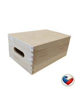 Drevený univerzálny box s vekom, 30 x 20 x 13 cm