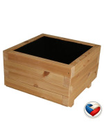 Drevený kvetináč Flor 46×46×29 cm, česká výroba