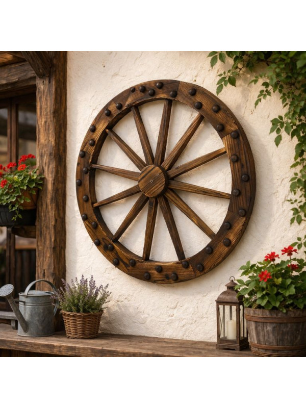 Dekoratívne drevené koleso
