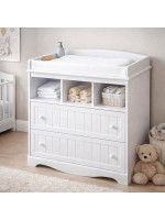Prebaľovacia komoda vo farbe bielej, 88 cm