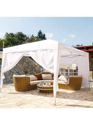 Záhradný stan s nožnicovým konštrukciou INSTENT BASIC 3x3 m