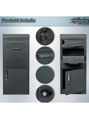 Poštová schránka STILISTA, 120 x 50 x 38 cm