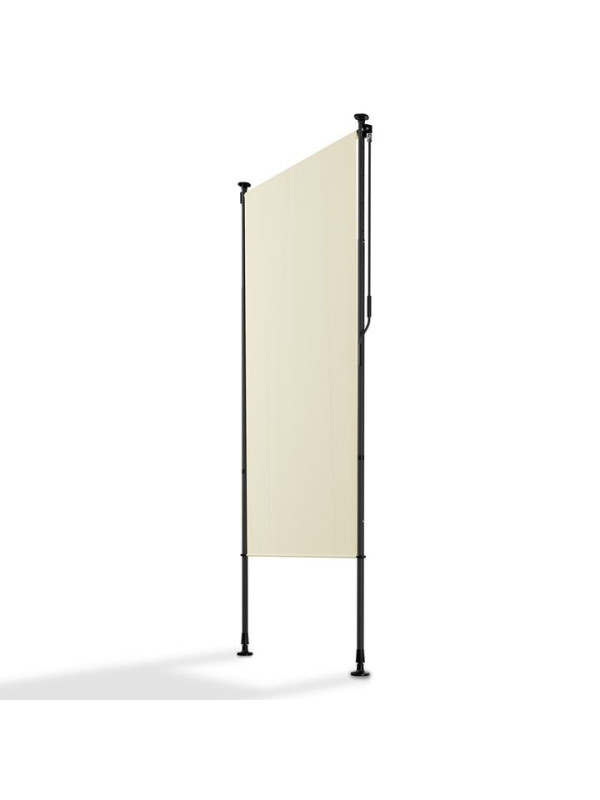 Zvislá markíza na balkón 100x228-316 cm, UV ochrana, béžová