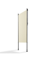 Zvislá markíza na balkón 100x228-316 cm, UV ochrana, béžová