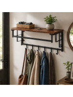 Nástenný vešiak Vintage, 66 x 30 x 32 cm