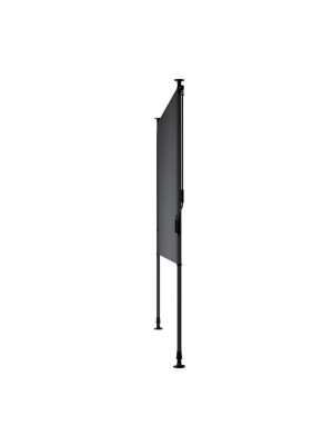Zvislá markíza na balkón 200 x 228-316 cm, UV ochrana, sivá