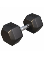 Gorilla Sports Šesťhranná pogumovaná činka, 20 kg