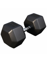 Gorilla Sports Šesťhranná pogumovaná činka, 50 kg