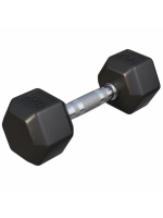 Gorilla Sports Šesťhranná pogumovaná činka, 4 kg
