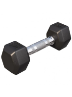 Gorilla Sports Šesťhranná pogumovaná činka, 2 kg