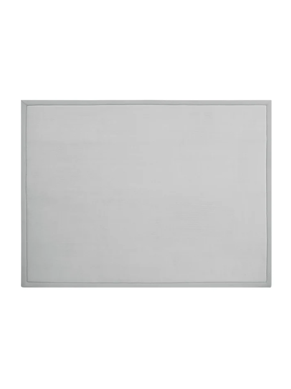 Detská hracia podložka 220x180 cm, pamäťová pena, sivá