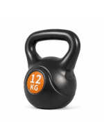 Kettlebell 12 kg plastový s cementovou výplňou