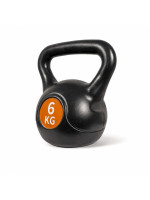 Kettlebell 6 kg plastový s cementovou výplňou