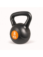 Kettlebell 8 kg plastový s cementovou výplňou