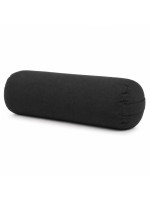 Bolster na jogu valec, čierny, 60 × 20 cm