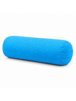 Bolster na jogu valec, modrý, 60 × 20 cm