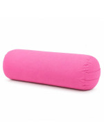 Bolster na jogu valec, ružový, 60 × 20 cm