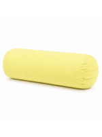 Bolster na jogu valec, žltý, 60 × 20 cm
