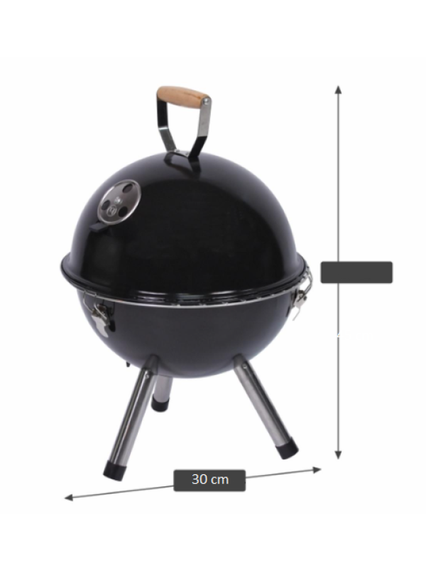 Záhradný vonkajší Mini BBQ gril zelený