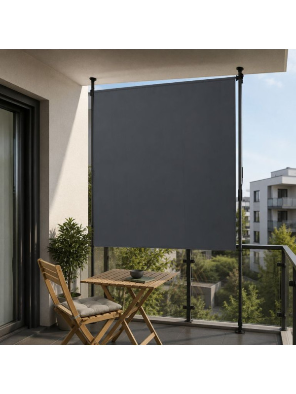 Vertikálna markíza na balkón 150 x 228–316 cm, ochrana UV Vertikálna markíza na balkón 150 x 228–316 cm, ochrana UV