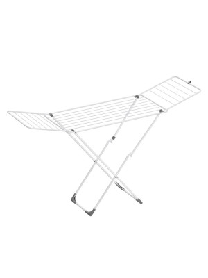 Skladací oceľový sušiak na bielizeň 50 x 182 x 102,5 cm, bie