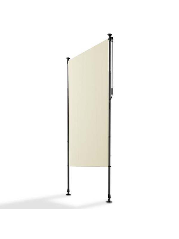 Zvislá markíza na balkón 120x228-316 cm, UV ochrana, béžová
